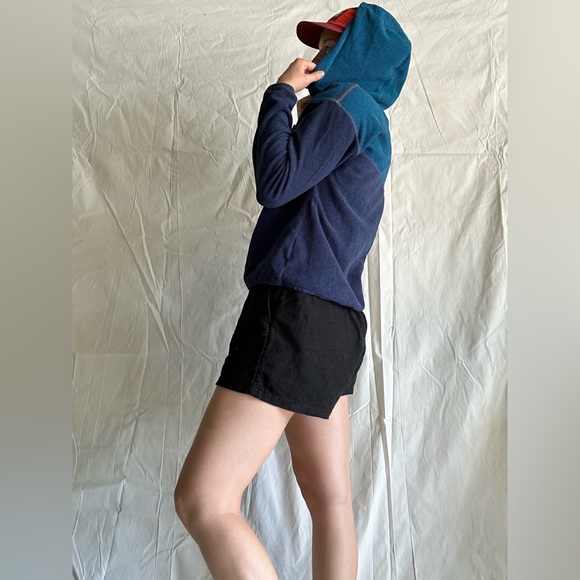 Prana Hoodie - Colorblock Blue Scallop - Picture 7 of 13